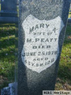 Mary A Peatt