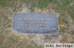 Sgt Alexander J Menda