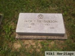 Jack E Henderson