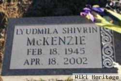 Lyudmila P. Shivrin Mckenzie