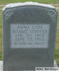 Anna Lyde Adams Cooper