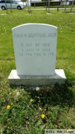 Ivan N Burkholder