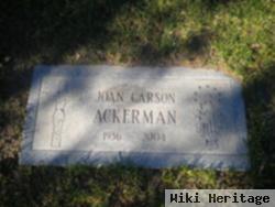 Joan Carson Ackerman