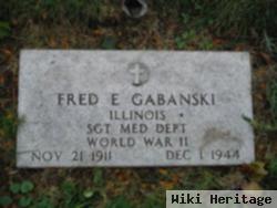 Sgt Fred E. Gabanski