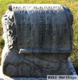 Mary B. Rauenzahn Brown