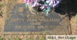 Betty Jane "janie" Williams