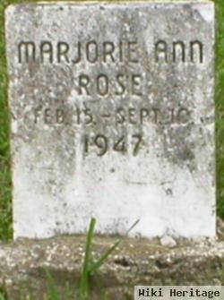 Marjorie Ann Rose