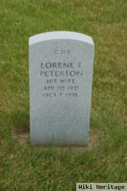 Lorene E Peterson