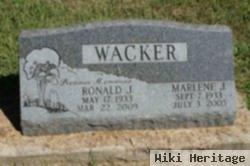 Ronald J "ron" Wacker