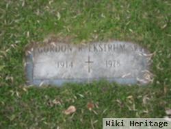 Gordon R Ekstrum, Sr