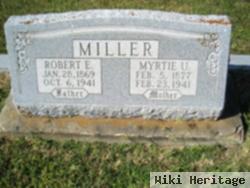 Myrtle Eunice "myrtie" Ussery Miller