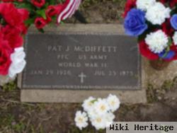 Pat J Mcdiffett