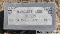 Margaret Anne Presson