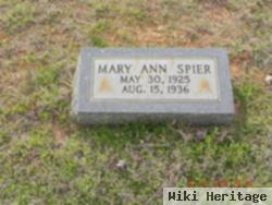 Mary Ann Spier