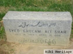 Syed Ghulam Ali Shah