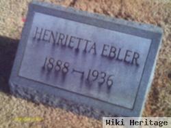 Henrietta Ebler