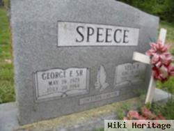 George E Speece, Sr