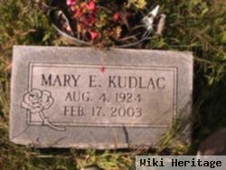 Mary E Kudlac