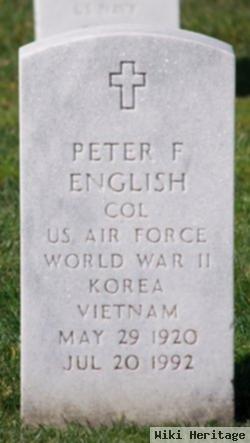 Peter F English