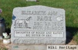 Elizabeth Ann "beth" Page