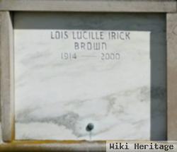 Lois Lucille Irick Brown