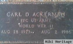 Pfc Carl D. Ackerman