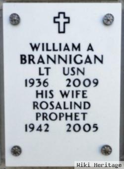 William Anthony "bill" Brannigan