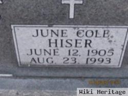 June Cole Hiser