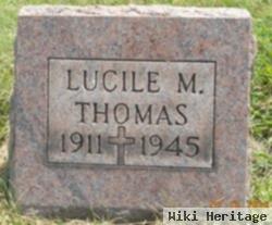 Lucile M Thomas