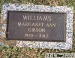 Margarete Ann "margie" Gibson Williams