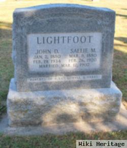 Sallie M Lightfoot