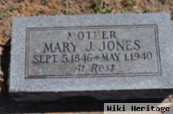 Mary J Jones