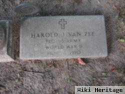 Harold J Van Zee