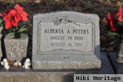 Alberta A Peters