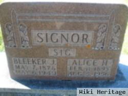 Alice H Signor