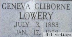 Geneva "eva" Cliborne Lowery