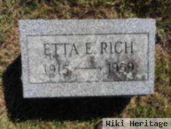 Etta E Jackett Rich