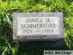 Janice A Summerford