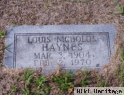 Louis Nicholos Haynes