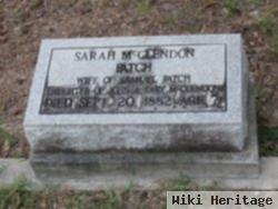 Sarah Mcclendon Patch