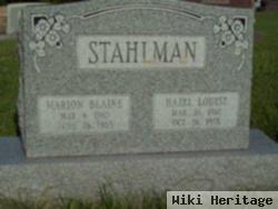 Marion Blaine Stahlman