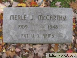 Merle J. Mccarthy