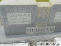 Benjamin F Newham