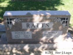 Donald D Ratts