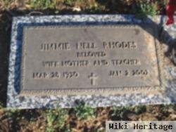 Jimmie Nell Plunk Rhodes