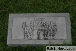 M. Elizabeth Weatherman