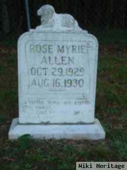 Rose Myrie Allen