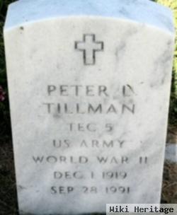 Peter L Tillman