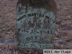 Mary Martha Carter Watts