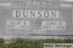 Lillie B Dunson